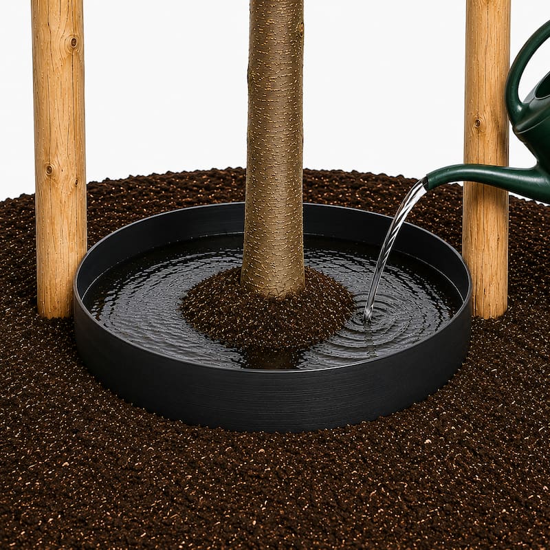 Gietrand voor bomen