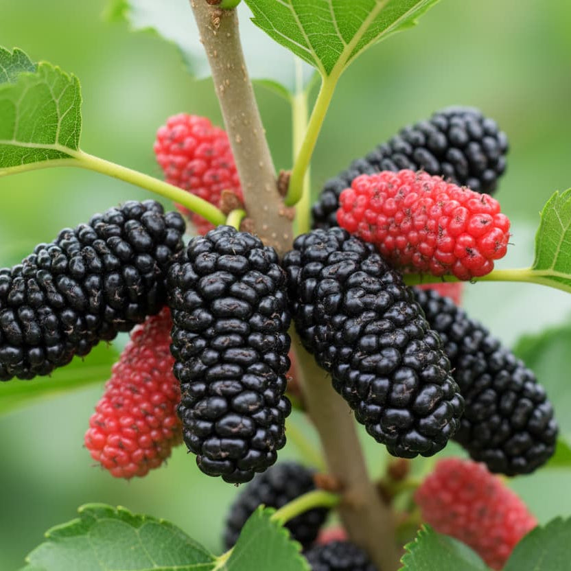 Witte moerbei (Morus ‘White Berry’)